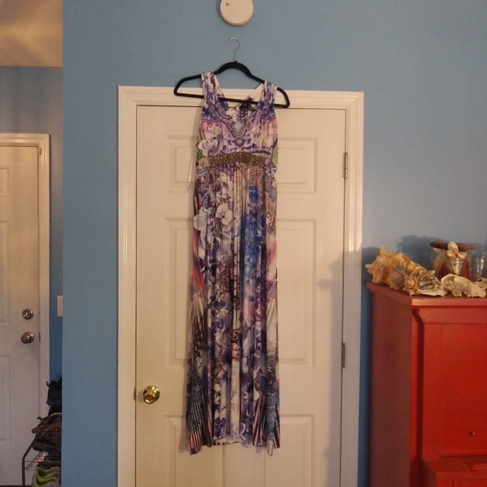 Colorful floral dress